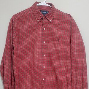 Ralph Lauren Red Checkered Button Down 🔴